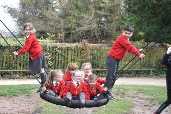 School trip at Monkey Forest